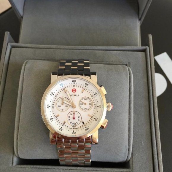 NWT MICHELE SPORT SAIL WATCH MWW01C000021 main image 8